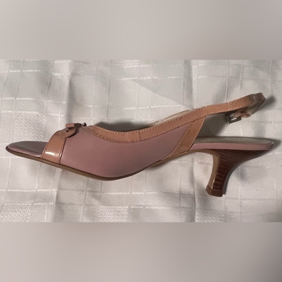 Franco Sarto Size 7 Dusty Pink Sling Back 1.5” heel - Picture 11 of 12